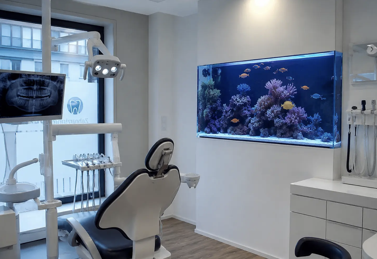 Acvariu AquaLab instalat într-un spațiu business